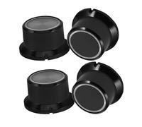 BESPORTBLE 4Pcs Translucent Rotary Potentiometer Knobs for Audio Devices Volume Control Knobs for Speakers Amplifiers Home Theater Textured Appearance Secure Fit Night Friendly