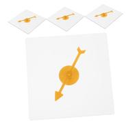 BESPORTBLE 4pcs Transparent Math Game with Rotating Arrows for Teaching and Party Use Lightweight Dry Erase Turntable Indicators to Enhance Problem Solving and Critical Thinking Skills