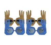BESPORTBLE 4pcs Tricky Ok Hand Glasses Finger-Shaped Funny Novelty Eyewear For Parties Costume Accessories Prank Glasses For Men And Women