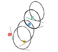 BESPORTBLE 4pcs Ukulele Strings Nylon String for Ukulele A/e/c Remarkable Chord Constructions Increased Volume Black 31.5 X 0.024 X 0.039 Inch Suitable for Accessories