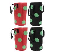 BESPORTBLE 4PCS Upside down Strawberry Planter - 12 Holes Garden Hanging Tomato Planters Strawberry Grow Bags for Growing Vegetables