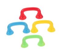 BESPORTBLE 4pcs Whisper Phone Realistic Plastic Receivers in Yellow Green Blue Red Portable Speech Therapy Props for Pronunciation Practice and Auditory Feedback Early Learning for Reading