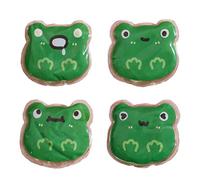 BESPORTBLE 4Pcs Winter Mini Self- Heating Hand Warmer Cute Frog Reusable Cartoon Gel Pack Heating Handbags for Men and Women in Ice Wether