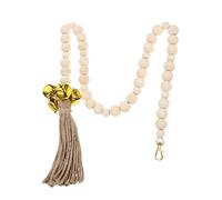 BESPORTBLE 4pcs Wooden Beads Dog Training Doorbell Pet Bell for Potty Training Loud and for Indoor Use Easy for Dogs to Signal When They Need to Go outside