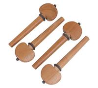 BESPORTBLE 4pcs Wooden Cello Tuning Pegs Set Ebony Knobs Replacement Tuning Accessories for String Instruments for Cello Adjustments and Maintenance
