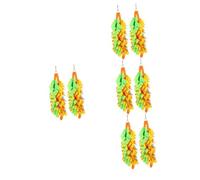 BESPORTBLE 4sets Bird Cage Biting Toy Parrot Teething Toy Hamster Climbing Bridge Pet for Parakeets 2pcs*4