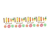 BESPORTBLE 4sets Bunny Chew Toys Hamster Chew Toys for Small Pets Reducing Loneliness Promoting Healthy Teeth Fun Design for Indoor Play