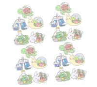 BESPORTBLE 4sets Cute Snail Brooch Pins for Women Teens Unique Plant Animal Designs for Jackets Bags Backpacks Eye Catching Decorative Accessories 5pcs*4