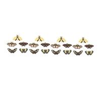 BESPORTBLE 4sets Decorative Butterfly Brooch Pins for Clothing Bags Backpacks Vintage Metal Badges Accents for Women Unique Fashion Accessories 5pcs*4