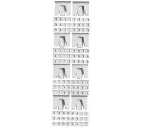 BESPORTBLE 4sets Fence Panel Clips to Stop Rattling Pet Cage Building Clips Bird Cage Buckles for Sturdy Wire Doors 50pcs*4
