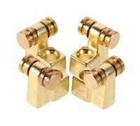 BESPORTBLE 4Sets Guitar Roller String Retainers for Electric Guitars and Select Acoustic Models Minimize String Friction Enhance Tuning Stability Easy Installation Replacement Parts Gold