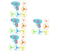 BESPORTBLE 4sets Interactive Cat Toy Flying Disc Engaging Outdoor Plaything for Cats Includes Non- Discs Promotes Exercise Concentration Easy to Assemble and Use