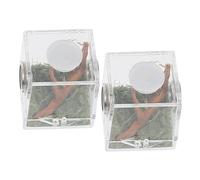 BESPORTBLE 4sets Jumping Spider Habitat Box Small Pet Insect Breeding Container for Safe Feeding and Easy Care Lightweight Design for Indoor and Outdoor Use Enclosure for Spiderlings and