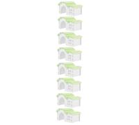 BESPORTBLE 4sets Multi-chamber Hamster House Hideout Guinea Pig Animal Shelter Pvc Hamster Hideaway Versatile Small Pet Habitat 2pcs*4