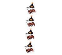 BESPORTBLE 4sets Pet Halloween Costume Hat Neckerchief Lightweight and Breathable Design for Pet Parties Cosplay and Festive Celebrations