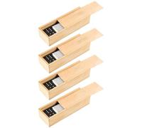 BESPORTBLE 4sets Wooden Dominoes for Boys and Girls and Adults of Educational Games Animal Domino Blocks Toy
