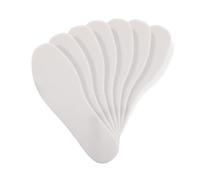 BESPORTBLE 5 Pairs Breathable Elastic Sponge Insoles for Summer Sports Shoes Sweat-Absorbing High-Elastic Cushion Pads for Sneakers Boots Leather Footwear White
