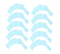 BESPORTBLE 5 Pairs Flexible Silicone Swimming Hand Paddles for Adults Soft Curved Swim Training Fins Comfortable Webbed Gloves to Boost Power in Lap Pool and Team Workouts Lake Blue