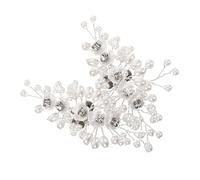 BESPORTBLE 5 Pairs Pearl Flower Shoe Clips Elegant Wedding Shoe Decorations for Brides Removable Clip Accessories for Flats Heels Sandals for Engagements Parties and Special Occasions