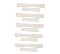 BESPORTBLE 5 Pairs Ukulele Saddle and Nut Replacement String Ukuleles Easy to Cut Bone Bridge Accessories for Improved Playability and Sound Quality