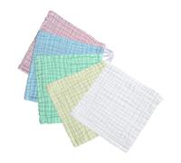 BESPORTBLE 5 Pcs Cotton Baby Washcloths Strong Absorption and Multi-Functional Use, Soft and Delicate Fabric for Face Washing and Birthdays, Suitable for Toddlers and Infants