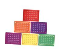 BESPORTBLE 5 Sets Mind Reading Number Cards for Tricks Interactive Telepathic Game Props Halloween Party Stage Performance