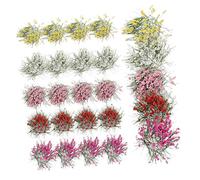 BESPORTBLE 5 Sets Miniature Plant Clusters for Dollhouse Garden Decoration Artificial Vegetation Tufts Versatile Miniature Greenery Bunches for Fairy Ornaments and Micro Landscape Scenes