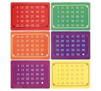 BESPORTBLE 5 Sets Telepathic Mind Reading Cards Illusion Trick Interactive Number Calculation Test Decks for Halloween Party Performances and Stage Props