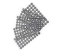 BESPORTBLE 5 Sheets Reflective Film Marker Point 3D Scanning Marker Dot Wear-Resistant 0.15Mm Thickness Reference Points for Scanner Tracking and Optical Scanning Accessories