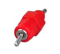 BESPORTBLE 50 Pcs Automatic Chicken Water Feeder Drinker Poultry Nipple Drinkers Red Head Steel Ball Screw Style Poultry Watering for Hen Coop