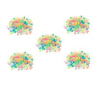 BESPORTBLE 500pcs Decorative Resin Stones for Aquarium Glow Gravel for Fish Tank Landscaping Safe for Freshwater and Underwater Atmosphere