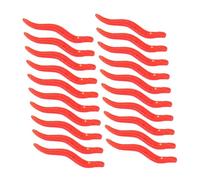 BESPORTBLE 500pcs Soft Silicone Fishing Worms Baits Realistic Imitation Lures for Freshwater and Saltwater Versatile Worms for Trout Bass Fishing with Highly Detailed Design