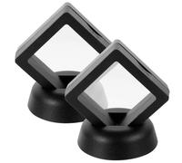 BESPORTBLE 50p Coin Holder - 3D Floating Display Case - Challenge Coin Display - Stand