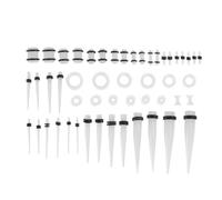 BESPORTBLE 50pcs Acrylic Ear Piercing Decor Pointed Cone Design, Stylish Auricle Piercing Jewelry for Daily Wear, Lightweight and Fashionable Ear Expansion Studs for When You Go