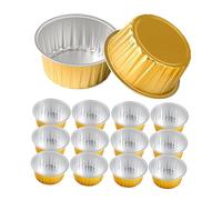 BESPORTBLE 50pcs Aluminum Baking Cups for Mini Pies and Tarts Oven-Safe Foil Pudding Moulds with Heat Distribution for Home Bakers and Professional Chefs Versatile Miniature Cake and Pastry