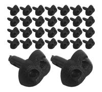 BESPORTBLE 50pcs Black Plastic Animal Noses for Crochet Animals and Bears with Fine Craftsmanship and Fine Touch Experience, for Doll Making Supplies and Creative Play