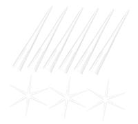 BESPORTBLE 50pcs Flower Mud Holder Floral Stem Holder DIY Flower Arrangement Tube Hydrangeas Artificial Flowers Vial Foam Insert Floral Water Vials Wire Cutters for Artificial Flowers Plastic