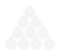 BESPORTBLE 50pcs Food-grade Silicone Pet Feeding Nipples Soft Texture Milk Pacifiers for Newborn Puppies Kittens Nursing Portable Easy to Clean Replacement Pet Feeding Tool