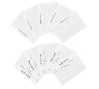 BESPORTBLE 50pcs Food Note Cards Recipe Sheets for Planning Cooking Notes Decorative Dietary Cards for Home Parties Personal Use