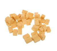 BESPORTBLE 50pcs Mini Hay Bales Farm Playset Decorative Straw Bales for Dollhouse Autumn Harvest Table Craft Display Educational for Animal Habitat Modeling