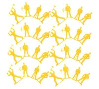 BESPORTBLE 50pcs Miniature Construction Worker Figures for Role Play Table Decor Realistic Scene Accessories Made From Safe Materials Unique Collectible Figurines for Home and Office