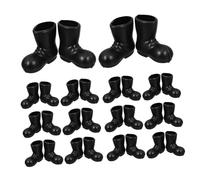 BESPORTBLE 50pcs Miniature Santa Claus Boots Mini House Ornaments for Christmas Decoration Safe Pe Material for Dollhouse Accessories Create Charming Miniature World