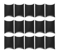BESPORTBLE 50pcs Paper Wedding Candy Boxes Pillow Shape Candy Container for Important Occasions and Marriage, Black Paper Storage Case for Small Items