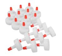 BESPORTBLE 50pcs PP Seal Caps for Squeeze Bottles with Pointed Tip Replacement Soda Bottle Dispenser Covers and Easy to Identify Controlled Precise Dispensing