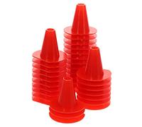 BESPORTBLE 50pcs Red Plastic Cone Bee Escape Bee Box Ventilation Beehives Door Discs Beekeeping Tool for Hive Exit and Nest Airflow in Beekeeping Supplies