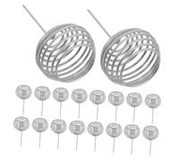 BESPORTBLE 50pcs Stainless Steel Bonsai Fertilizer Basket Orchid Nutrition Cups Succulent Plant Fertilization Containers for Controlled Nutrient Release and Outdoor Garden Use