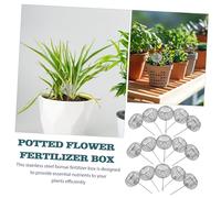 BESPORTBLE 50pcs Stainless Steel Bonsai Fertilizer Basket with Compact Design for Orchids Succulents Garden Nutrition Cups Preventing Overflow and Space Saving Plant Fertilization Containers