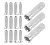 BESPORTBLE 50Pcs Threaded Aluminum Arrow Inserts 6.2Mm Base Replacement for Target Arrows Carbon Shaft Archery Accessories