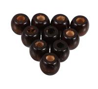 BESPORTBLE 50pcs Wooden Abacus Rondelle Spacer Beads for Jewelry Making Durable Natural Wood Beads for Bracelet Necklace Crafting Polished Smooth Surface Efficient Counting Accessories