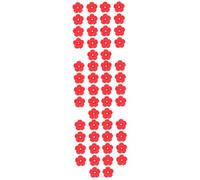 BESPORTBLE 54pcs Flower-shaped Bird Food Feeders Attractive Hummingbird Water Dispenser and Practical Bird Feeding Tool for Garden and Outdoor Use
